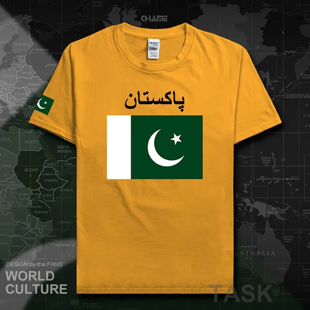 Pakistan men t shirt 2017 jerseys nation team tshirt 100 cotton t
