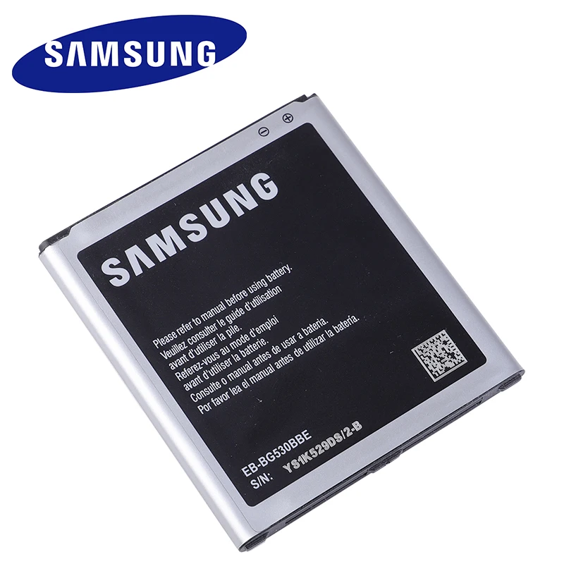 Оригинальная батарея samsung EB-BG530BBE для samsung Galaxy Grand Prime J2 Prime G530 G531 J500 J3 J320 G550 J5 2600 мА-ч