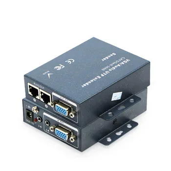 

VGA extender divided into two, 300M range of signal amplifier, vga - RJ45 video extender, with two receiver