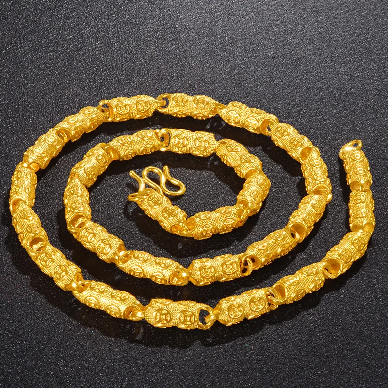 2018 Gold Chains Dubai Jewelry Alloy Necklace Jewelry Solid Copper