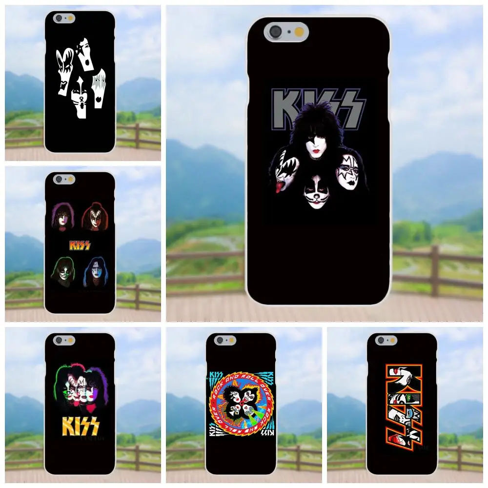 Рок группы &quotKiss&quot для htc 530 626 628 630 816 820 один A9 M7 M8 M9 M10 E9 плюс U11 Moto G G2 G3 G4 G5 сотового