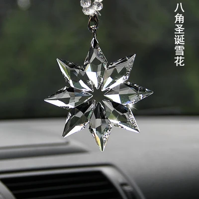 

Gorgeous Crystal Snow Pendant Fashion cute Wedding Party Decoration, car accessories lady car ornaments amulet clover