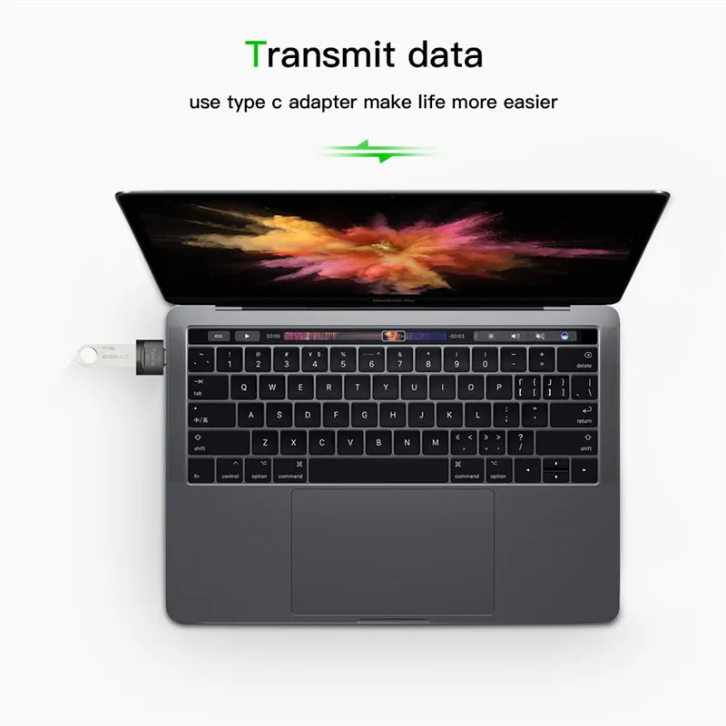 Usb type C адаптер типа OTG-C к USB 2,0 конвертер USB C Кабель-адаптер для передачи данных для samsung Xiaomi huawei Matebook Macbook