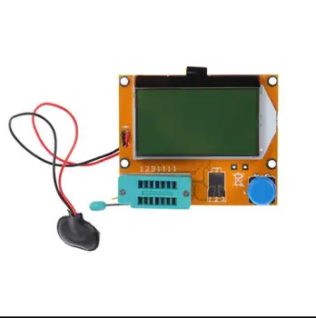 

Free shipping V2.68 ESR-T4 Mega328 Digital Transistor Tester Diode Triode Capacitance ESR Meter MOS/PNP/NPN LCR 12864 LCD screen