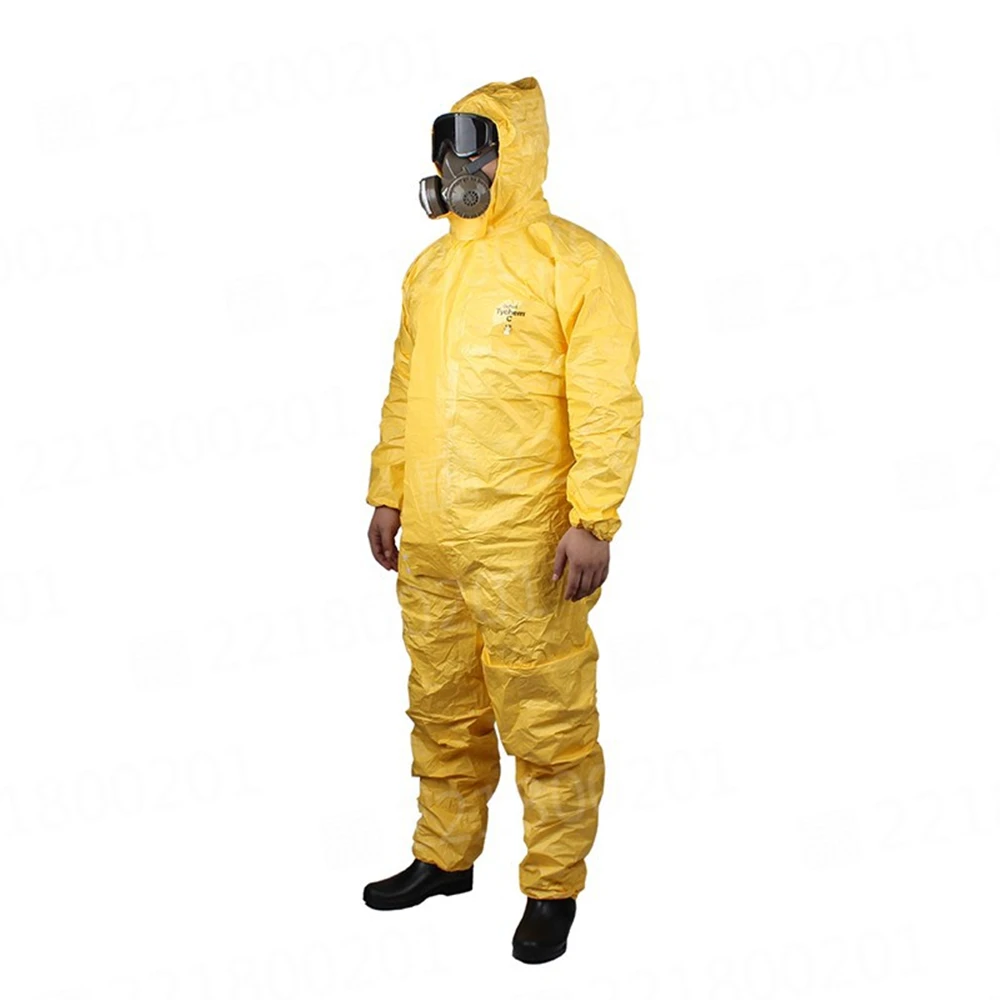 

Pro Tychem C Chemical Protective Safety Clothing High Concentration Inorganic Strong Acid Alkali Biological Agents Barrier Suit