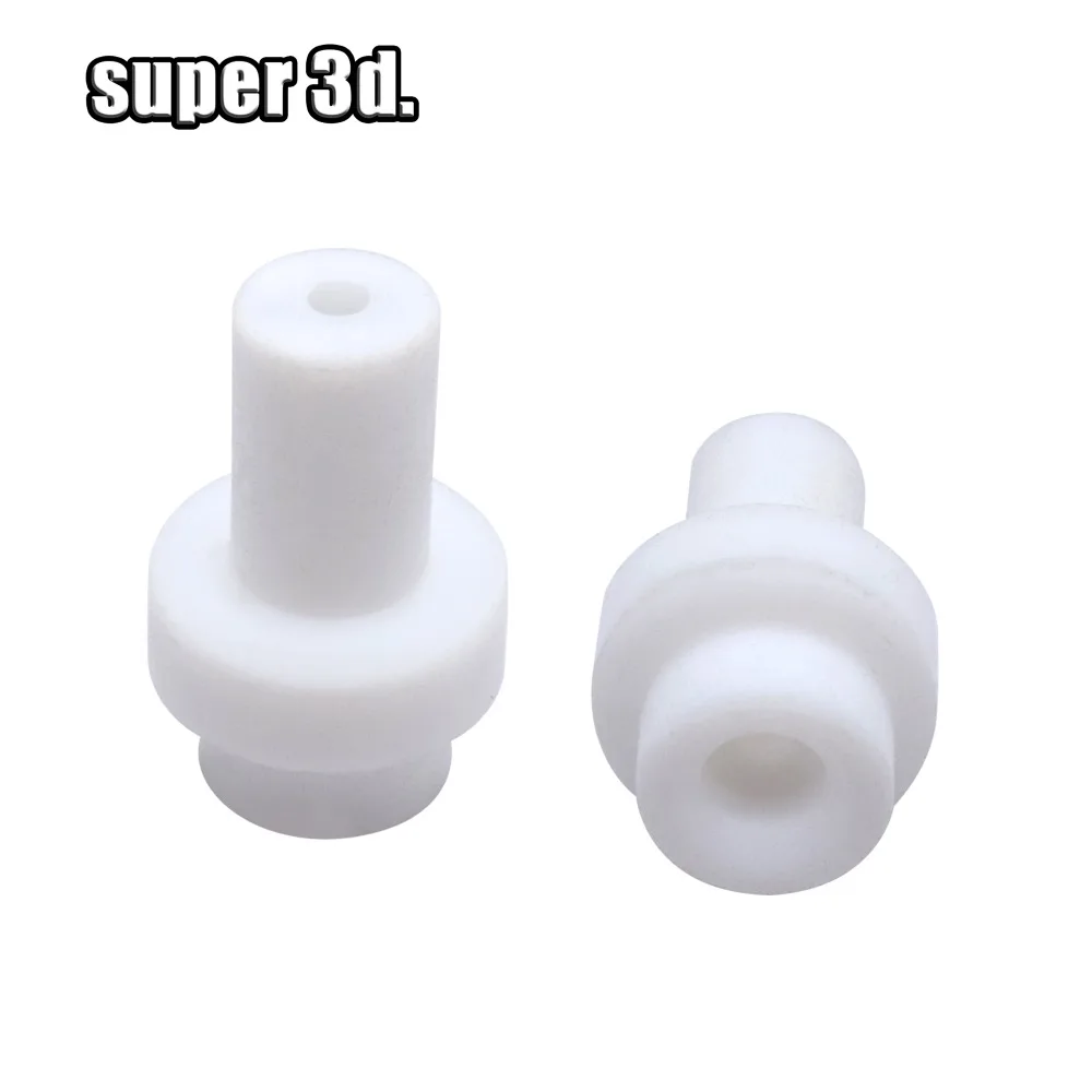 2/4Pcs Ultimaker 2 UM2 핫 엔드 아이솔레이터 커플러 PTFE 내부 슬리브 1.75mm 3mm 필라멘트