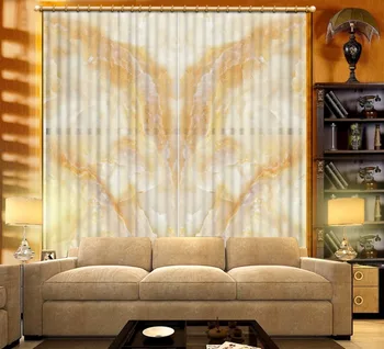 

3D Curtain Fashion Customized Stone Pattern Curtains For Bedroom New Custom 3D Beautiful Blackout Shade