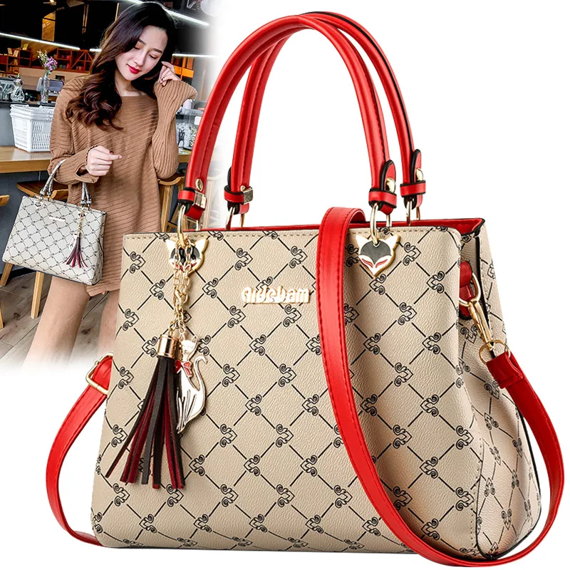 

Ragcci Spring And Summer New Women's Bag Portable Fashion Simple Small Square Bag Trend Single Shoulder Oblique Satchel 2019 new