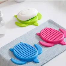 100 шт./лот FedEx быстро Ванная комната аксессуары мыло для душа черепаха Форма Box блюдо хранения моющее средство