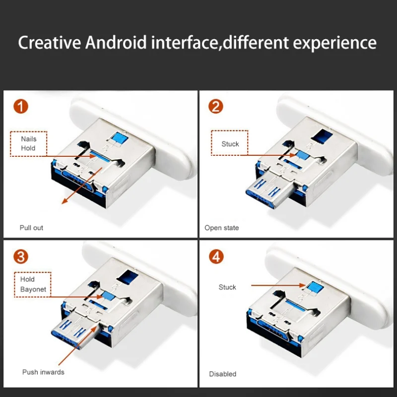 3 в 1 считыватель карт памяти SD/TF Micro SD карта адаптер с USB, Micro USB интерфейсы компьютерные компоненты