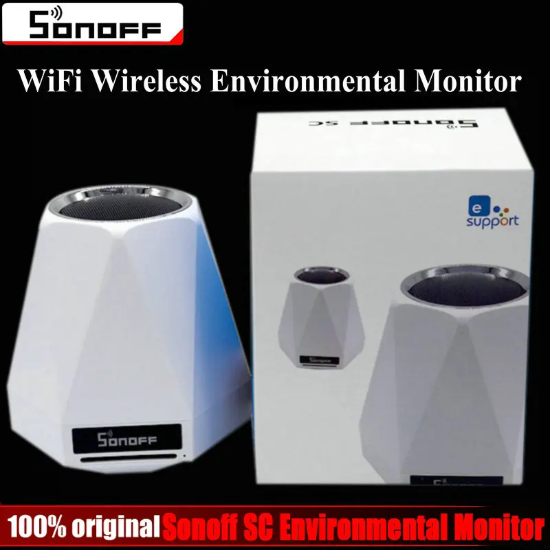 Sonoff SC WiFi Wireless Realtime Indoor Environmental Monitor Station