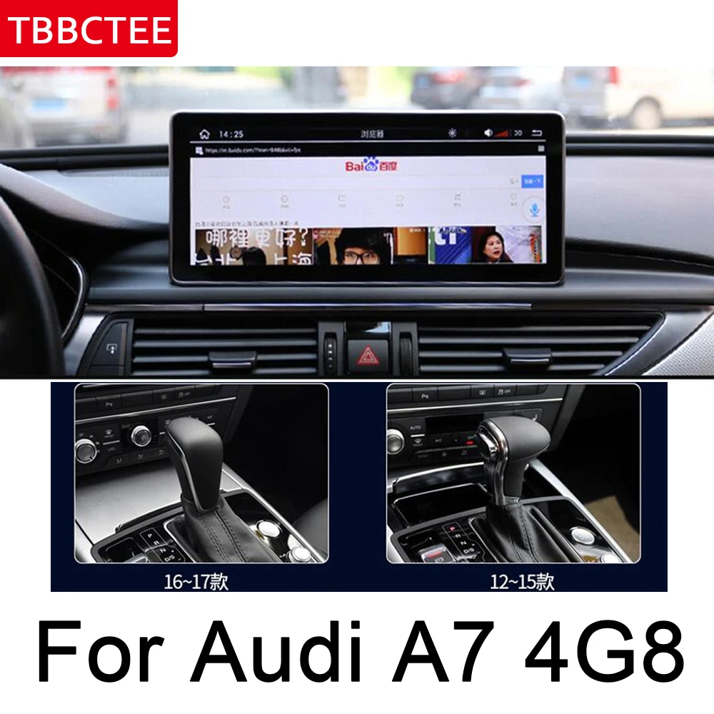 Для Audi A7 4G8 2010~ MMI 10,2" Android gps HD сенсорный экран мультимедийный плеер Стерео Авторадио Навигация стиль