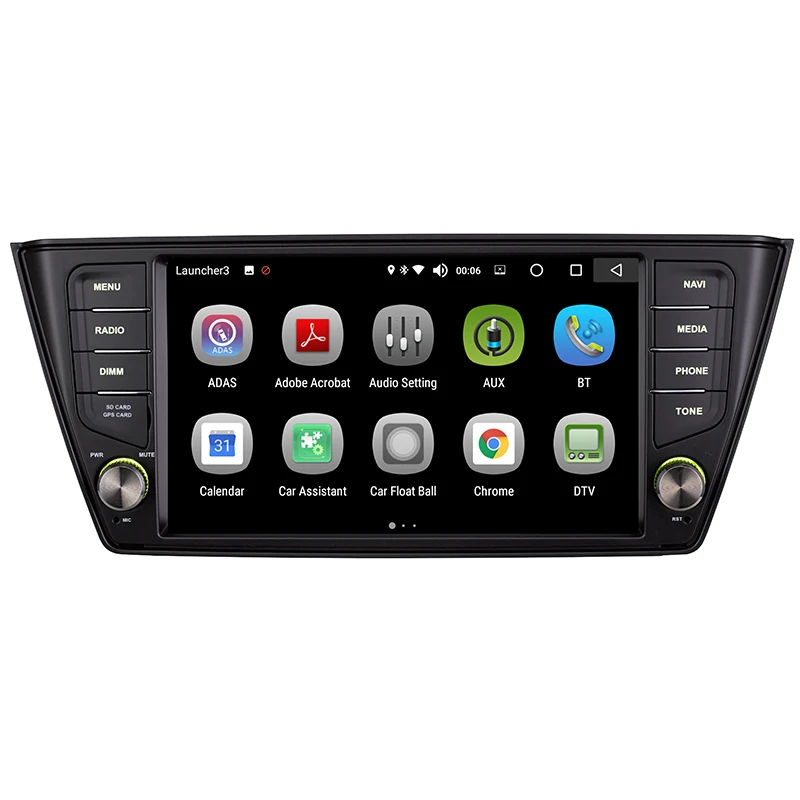 

Android 8.0 Car Multimedia Player 8 Inch Audio Radio Video Entertainment 1 Din Navigation System For Skoda Fabia 2015-2018
