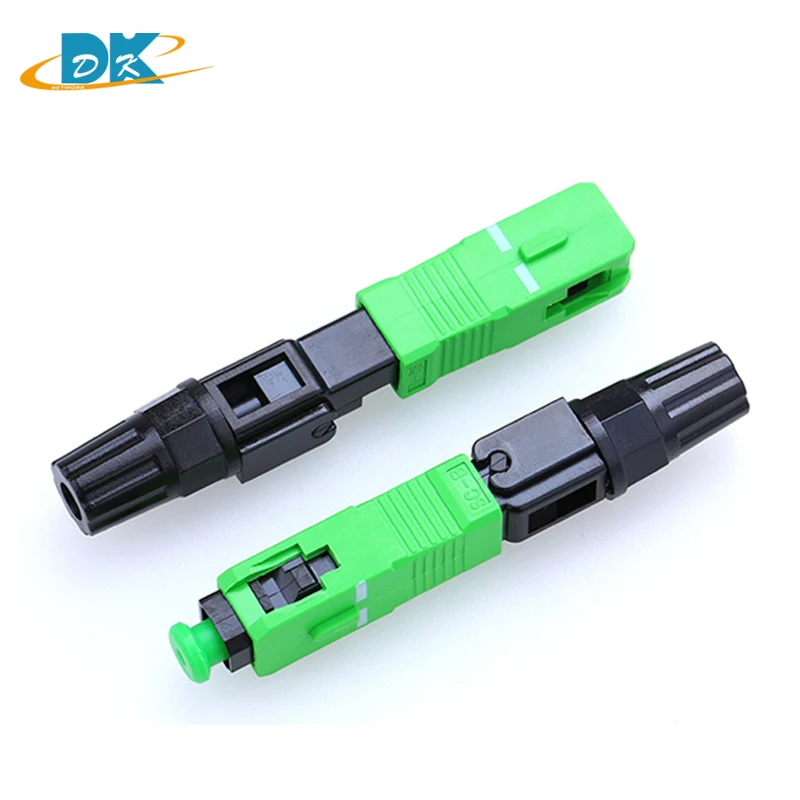 

50PCS/lot High Quality SC/APC Optical Fiber Connector Embedded fast Connector SC APC FTTH fiber Cold Connector