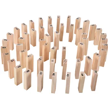 

54 digital layers Stacked high building blocks This leisure wooden toys Christmas Gift Gift for kids baby