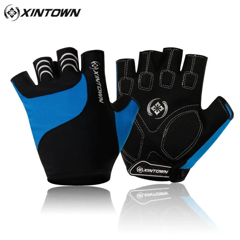 Xintown Cycling Gloves Non-slip Gel Pads Men's Women's Summer Bike Gloves Breathable Half Finger Bicycle Gloves guantes ciclismo