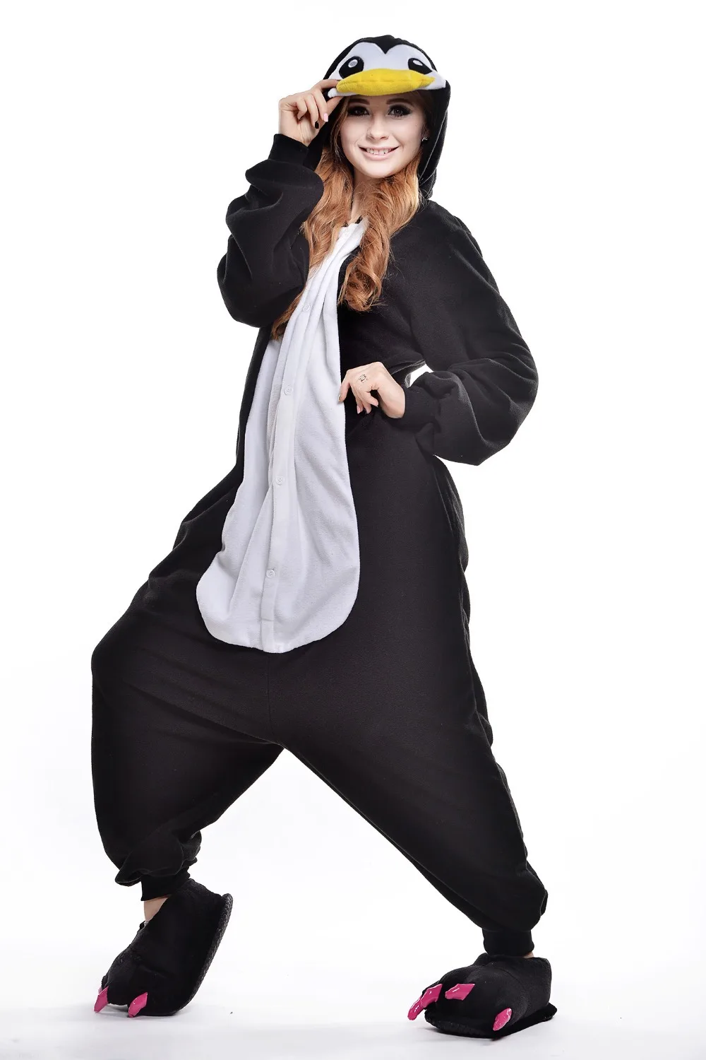 Penguin Onesie/ Plus Size Halloween Costume for Women/ Mens Onesie