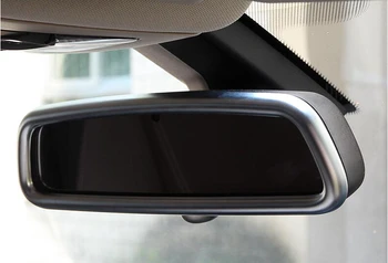 

Car Styling!1pcs ABS Inner Upper Rear View Rearview Mirror Cover Frame Trim For Land Rover LR4 Discovery 4 2010-2015