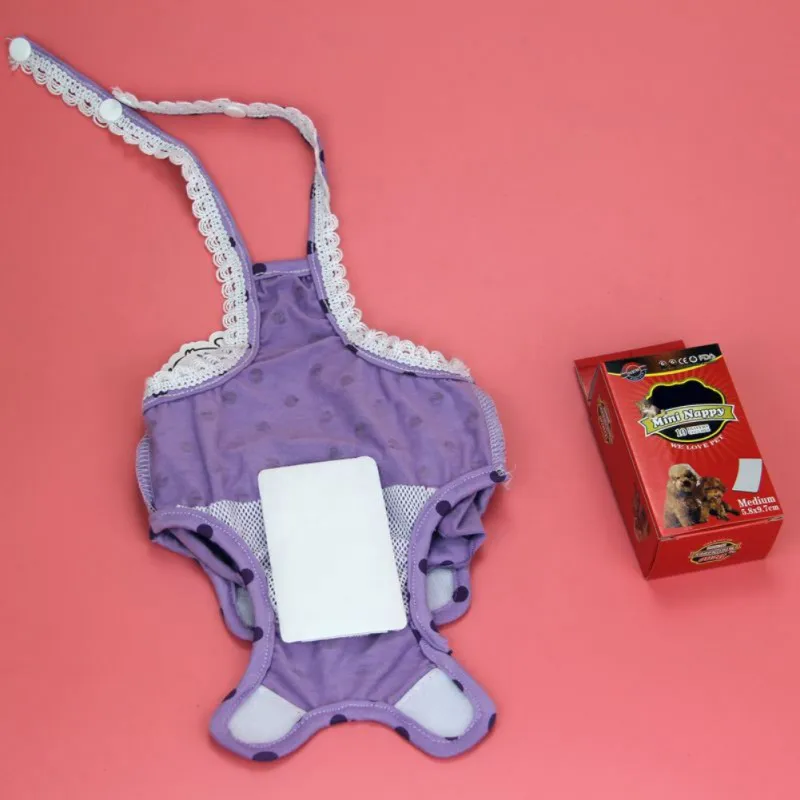 Dogs Menstrual Pad Super Absorbent Physiological Mat Detachable Diaper Pads Cat Dog for Female