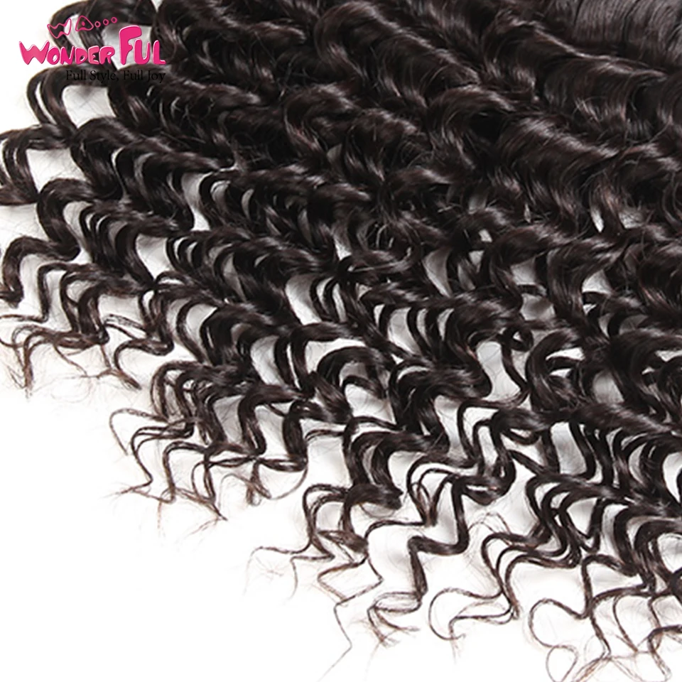 WA. чудесная глубокая волна 1"-30" M бразильские волосы remy натуральный цвет человеческие косички волос оптом не уток человеческих волос для плетения
