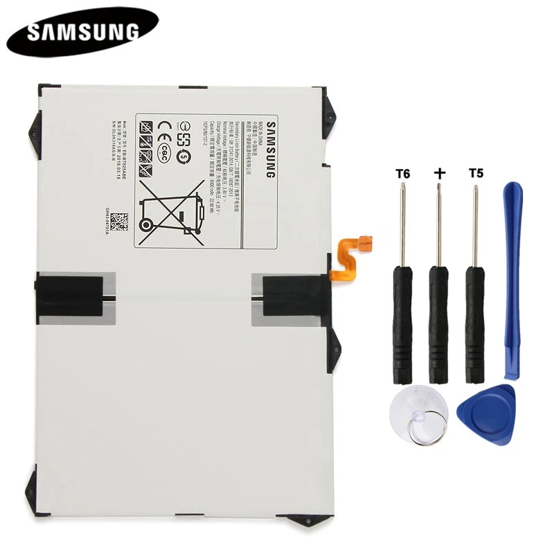 Оригинальный EB T825ABE для планшета Samsung Galaxy Tab S3 9 7 SM T825C T825 6000 мАч|Аккумуляторы