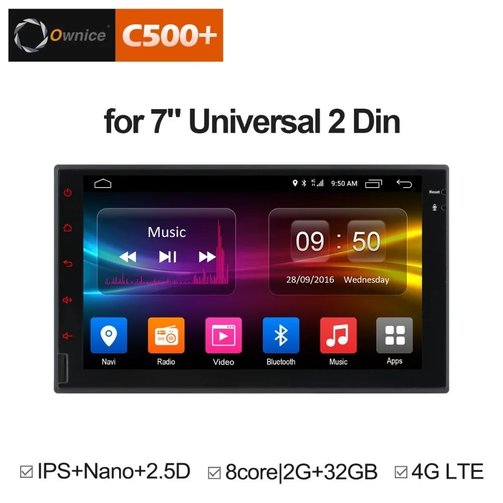 

Ownice C500 G10 Octa 8 Core Android Head Unit Support 4G LTE SIM Network Car GPS 2 din Universal car Radio dvd Multimedia player
