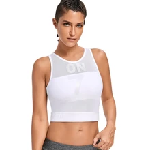 Для Женщин Йога Топы корректирующие женщина без рукавов майка без рукавов для йоги колготки для новорождённых спортивные топы для фитнеса быстросохнущая