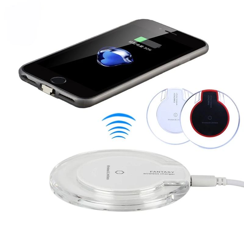 Qi Wireless Charger Charging Pad Thin Power Bank