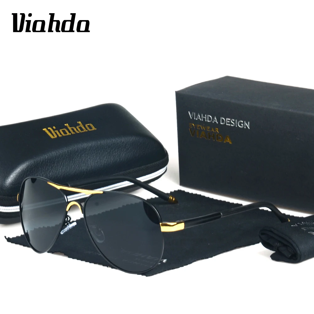

VIAHDA woman/ Men Design New Sunglasses Integrated Polarized Fashion Sun glasses Coating Lens Driving