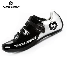 SIDEBIKE Road Bike Cycling Shoes Sapatilha Ciclismo Bicycle Bike Athletic Sneakers Carbon Breathable Bike Cycling Shoes