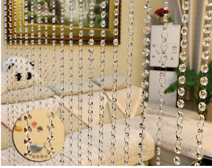 Wholesale Crystal Bead Curtain Hotel Bar Decoration Door Curtain Home Luxury Fashion Window