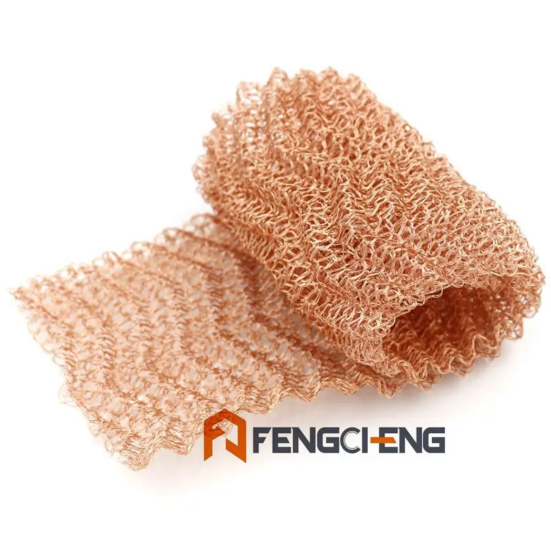 

100% Pure Copper Mesh For Home Brew Distillation Pest Control 4 Wire Copper packing width 10 cm wire Free Shipping