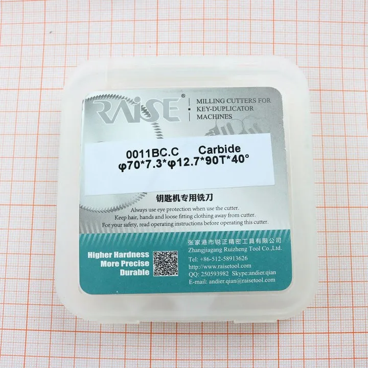 0011BC. C двойной фаз Вольфрам ключ резак пильный диск 70*7,3*12,7 мм* 90 т лезвие резак для ключа machine100D, 100E, 100E1, 100F, 100G, 101