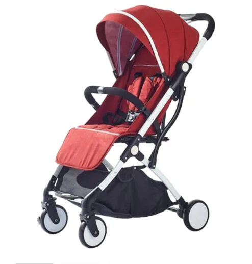 

Baby stroller ultra light portable belt can sit reclining hand push shock baby stroller with drawbars can be on the plane bb