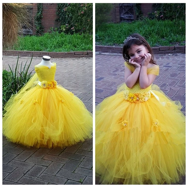 Yellow Dress Flower Dresses For Wedding Kids Children Yellow Dress Flower Dresses For Wedding Kids Children Ball Gown Party