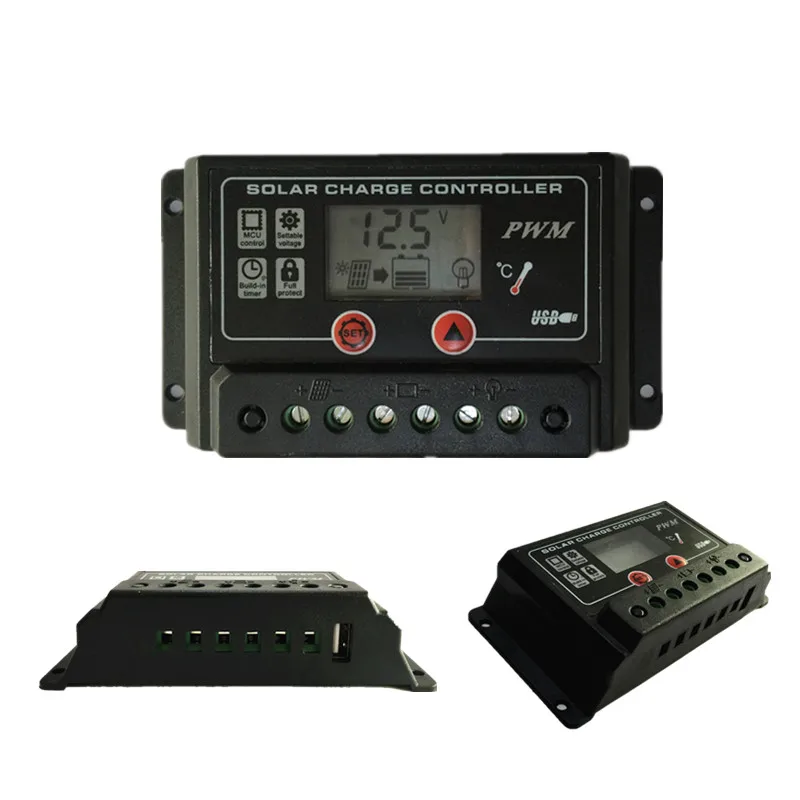 

Solar controller 30A 12V24V, liquid crystal precise voltage 12v360W, 24V 720W system use