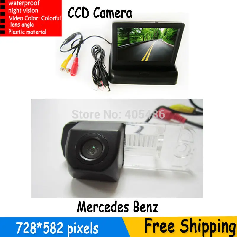 

REAR VIWE CAR CAMERA CCD+4.3" Color LCD Car Mirror Monitor For Benz C-Class W203 E-Class W211 CLS-Class 300 W219 R350 R500 ML350