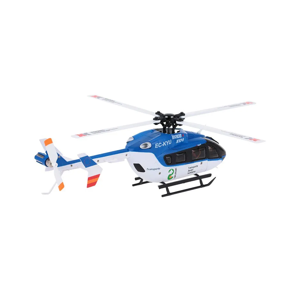 XK K124 EC145 6CH бесщеточный двигатель 3D 6G система RC вертолет совместим с FUTABA S-FHSS RTF VS Wltoys V977