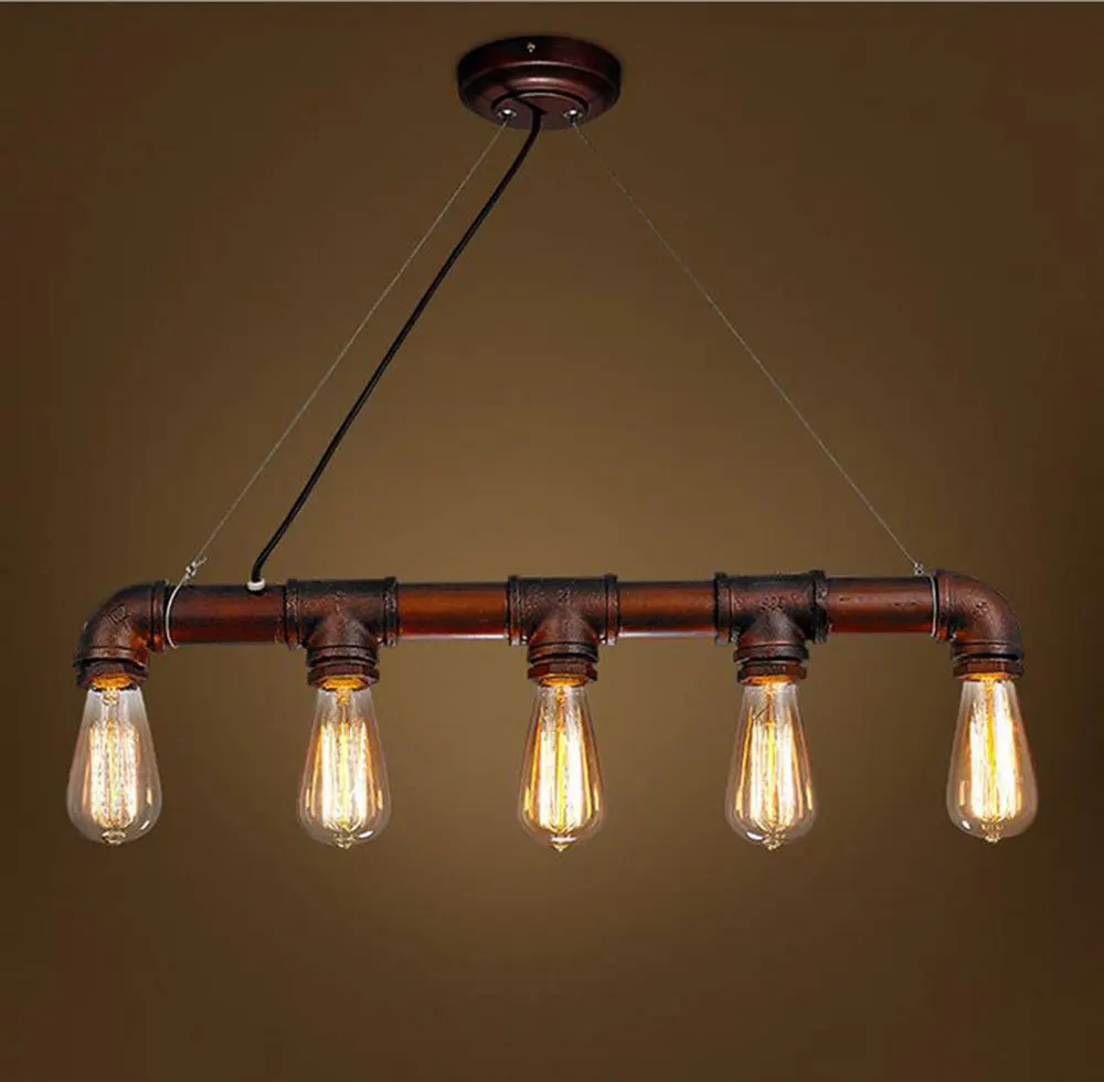 2017 New Simple Modern Water pipe Industrial Vintage Style Black