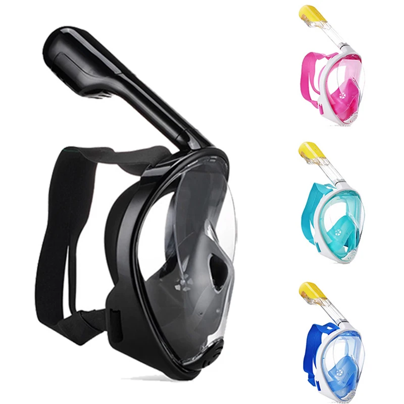 Scuba diving Mask Scuba Full Face Snorkeling Mask Underwater Anti Fog Snorkeling mask for