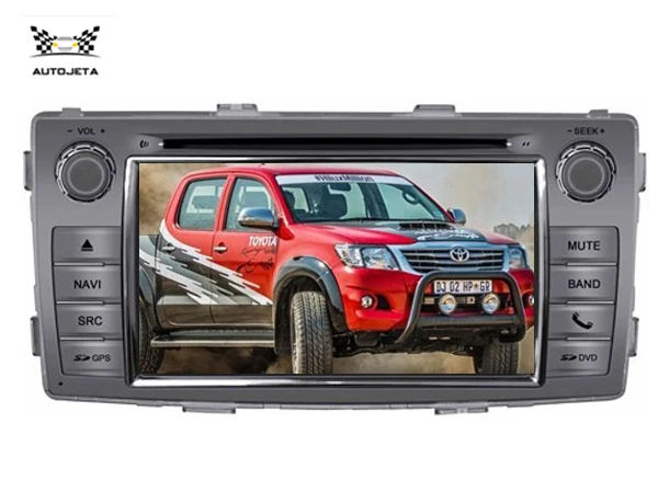 

4 UI intereface combined in ONE system CAR DVD PLAYER FOR 2012 TOYOTA Hilux BLUETOOTH GPS navi SWC free map camera TV RADIO RDS