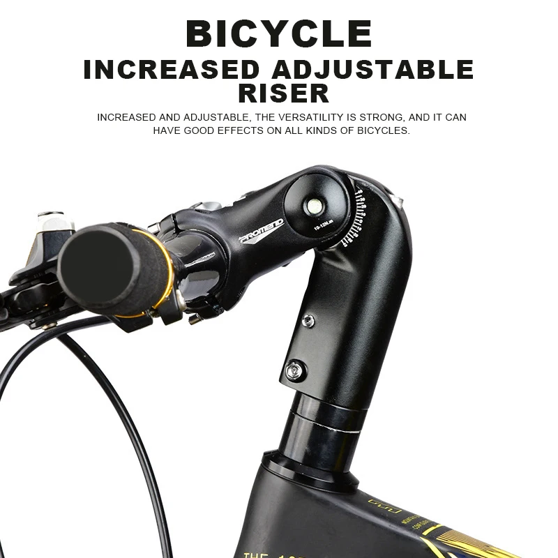 

New Arrivals Bicycle Adjustable Extend Stem Riser 31.8mm Fiting Stem Bike Part for MTB Road Rise Up Extender fork Extension