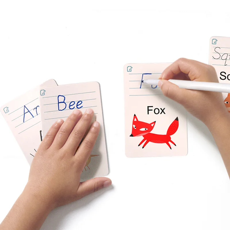 Writing cards. Activity cards write and wipe купить в.