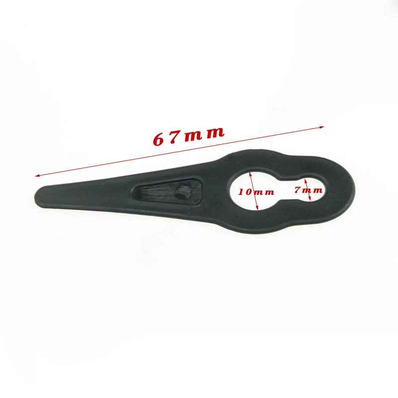 Black 20Pcs/set Plastic Trimmer Blades For Gtech ST04, ST05 Accutrim EasyTrim Home Tools