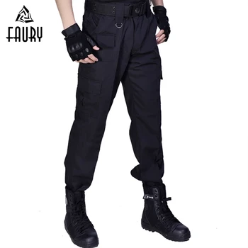 

Casual Trousers IX9 Tactical Cargo Pants Wearable Combat SWAT Army Military Pants Cotton Stretch Flexible Army Multicam