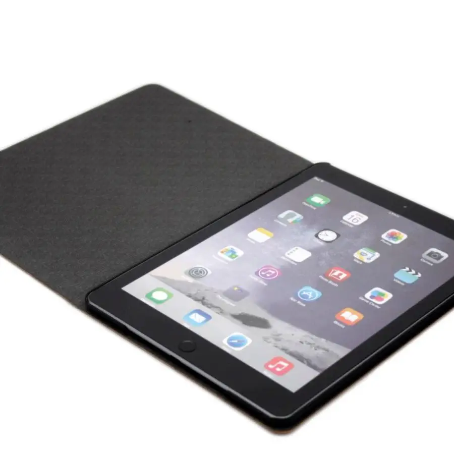Folio style настоящий Padauk деревянный флип чехол для iPad Air Padauk Деревянный Флип кожаный чехол для iPad 5