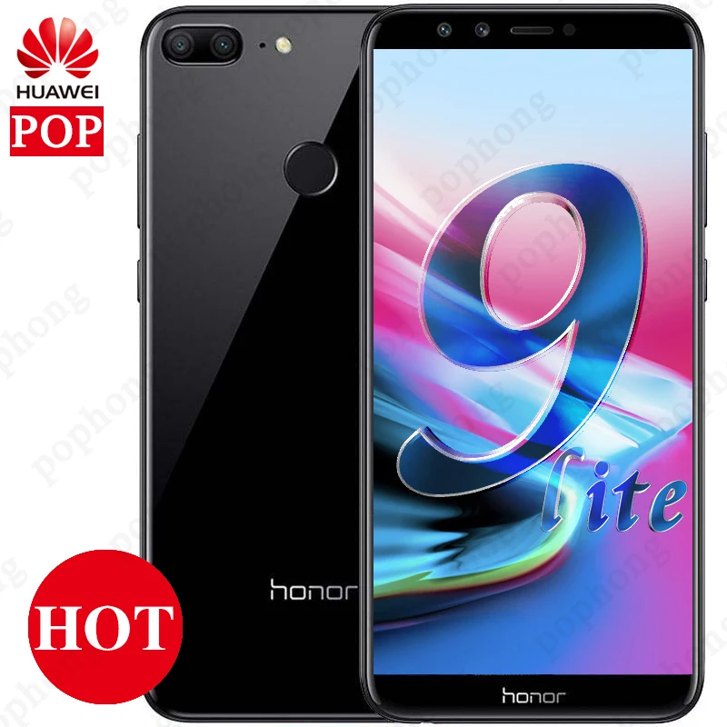 

Global ROM HONOR 9 lite Mobilephone 3GB 32GB 5.65 inch Kirin 659 Octa Core Android 8.0 Fingerprint ID 4 Cameras 2160x1080