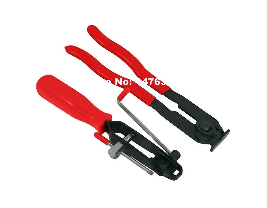 

2Pc CV Joint Clamp Banding Install Tool Ear Type Boot Clamp Pliers Metal Hand Tool Red Black CV Boot Clamp Pliers AT2231
