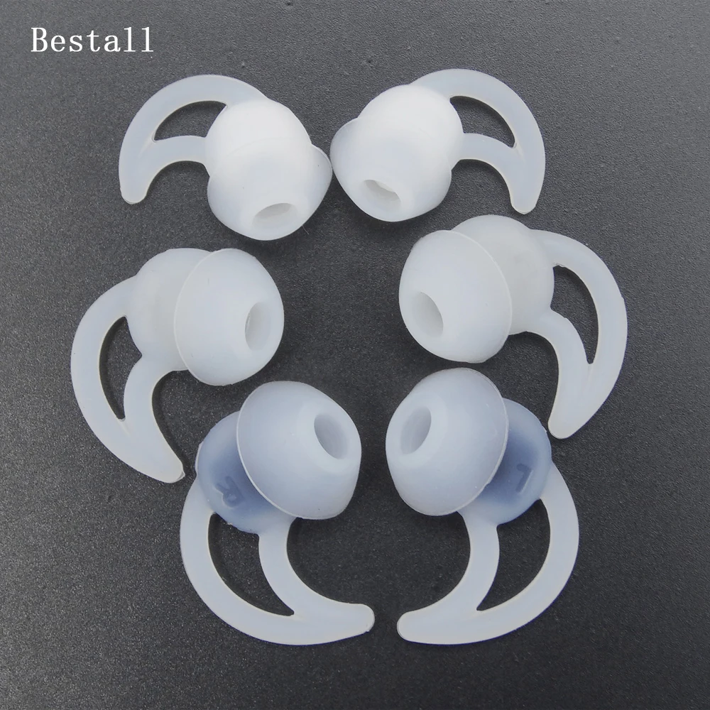 

Bestall 6pcs/3Pairs (S, M, L) Replacement Noise Isolation In Ear Silicone Earphone Covers Earbuds Eartips for Bose QC20 QC20i
