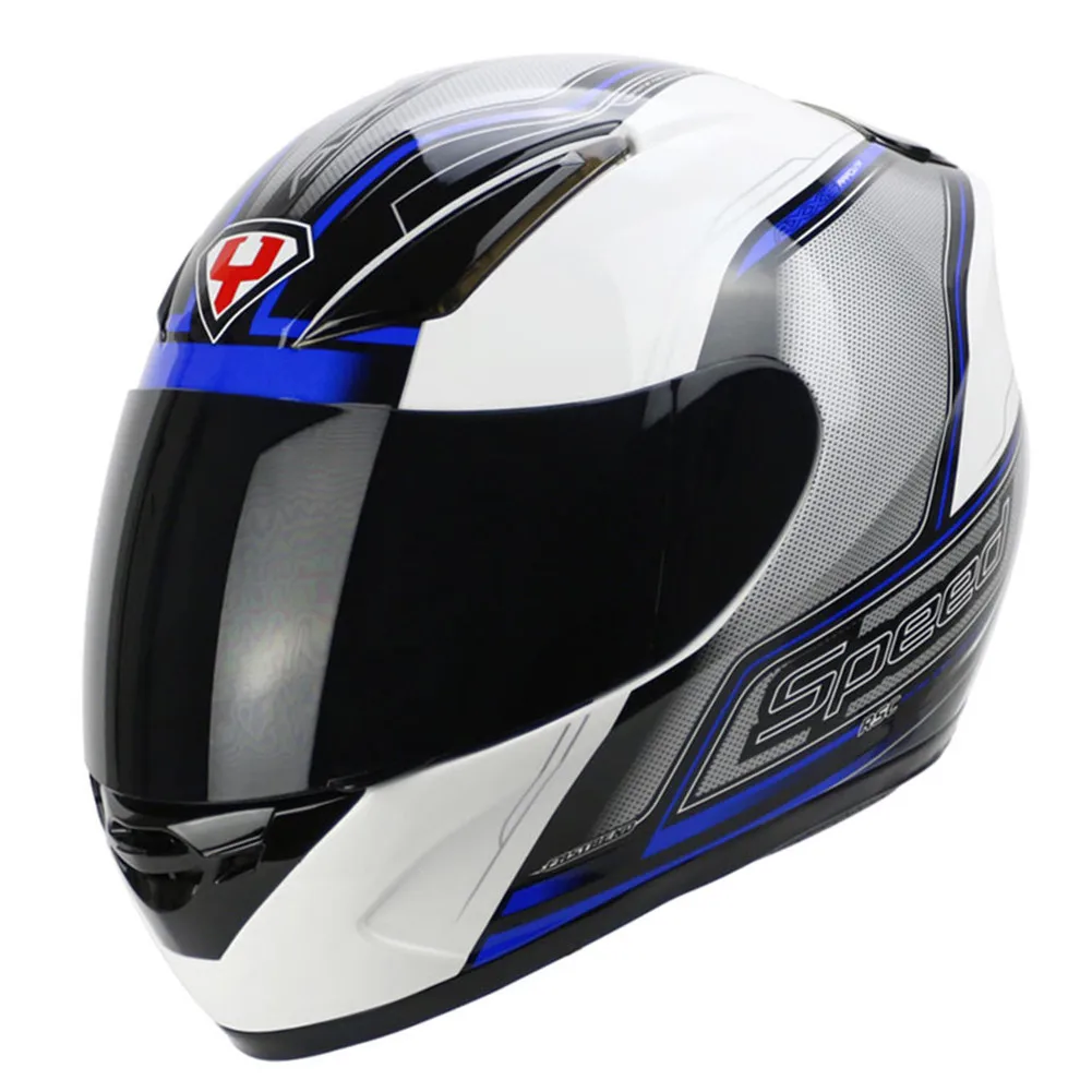 Yohe шлем для гонок на мотоцикле Полнолицевая емкость мотоцикла Cascos Para Moto Kask Casque Helm